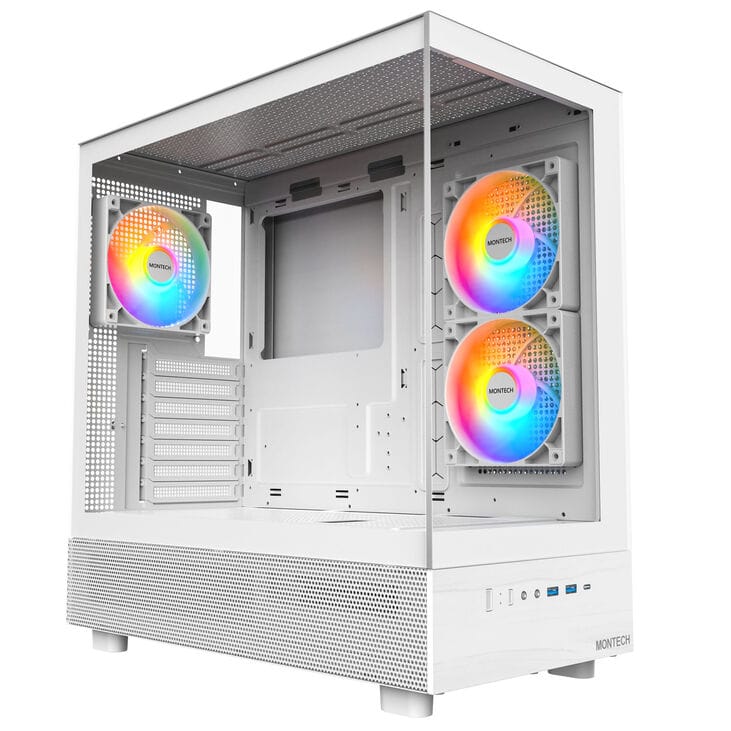 Montech XR Mid Tower - White