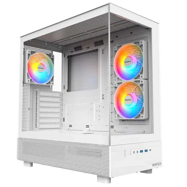 Montech XR Mid Tower - White