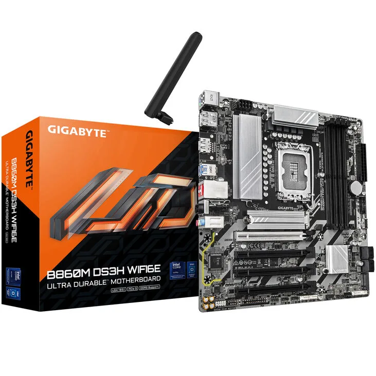 GIGABYTE B860M DS3H WiFi6E + BT