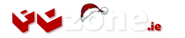 pczone logo white with santa hat
