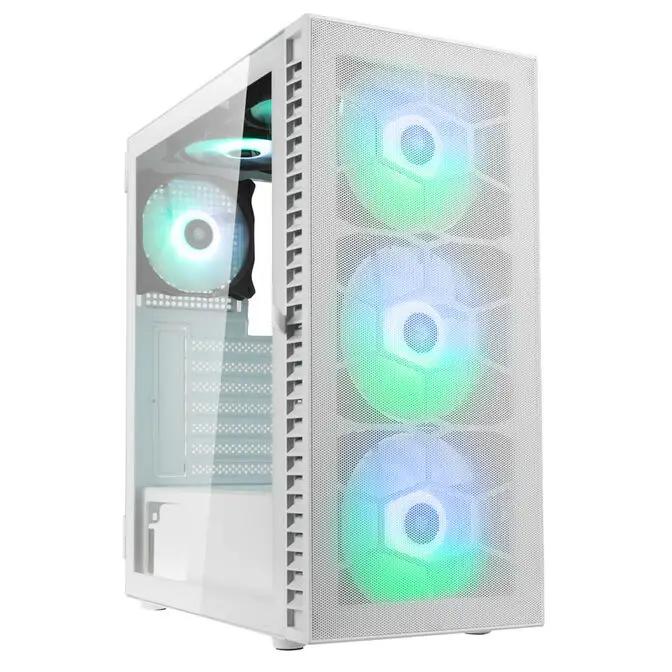 Kolink Observatory HF ARGB Midi Tower Case - White