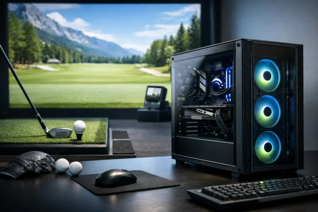 Choosing a Golf Simulator Gaming PC That Fits