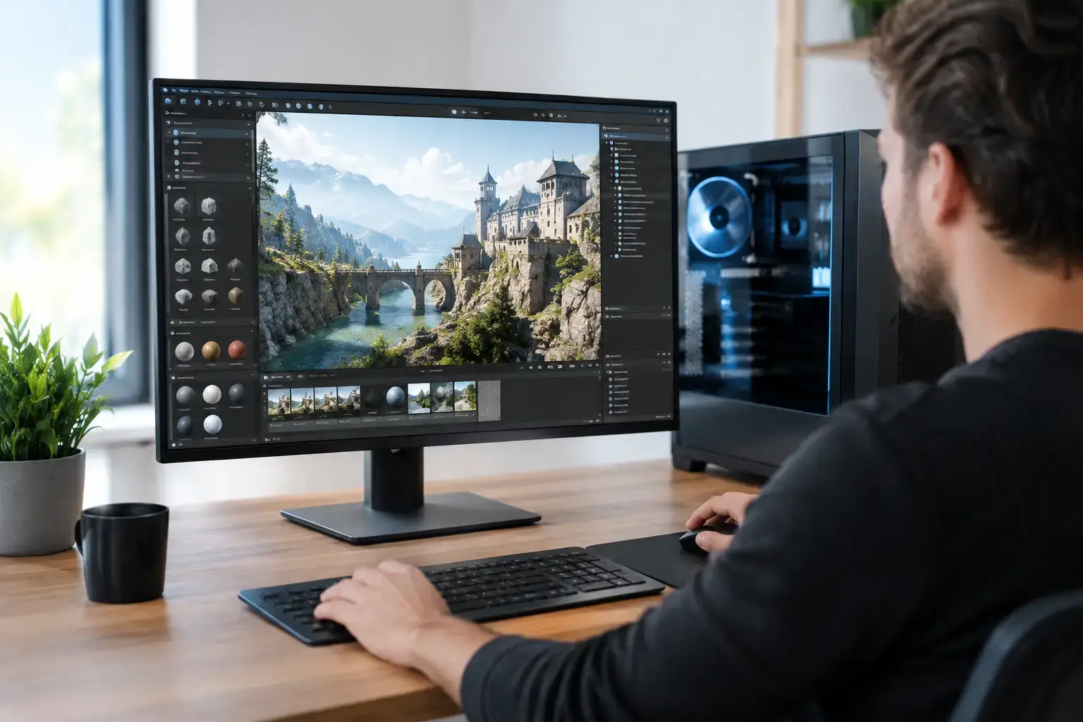 Unreal Workstation Example for Real-Time 3D